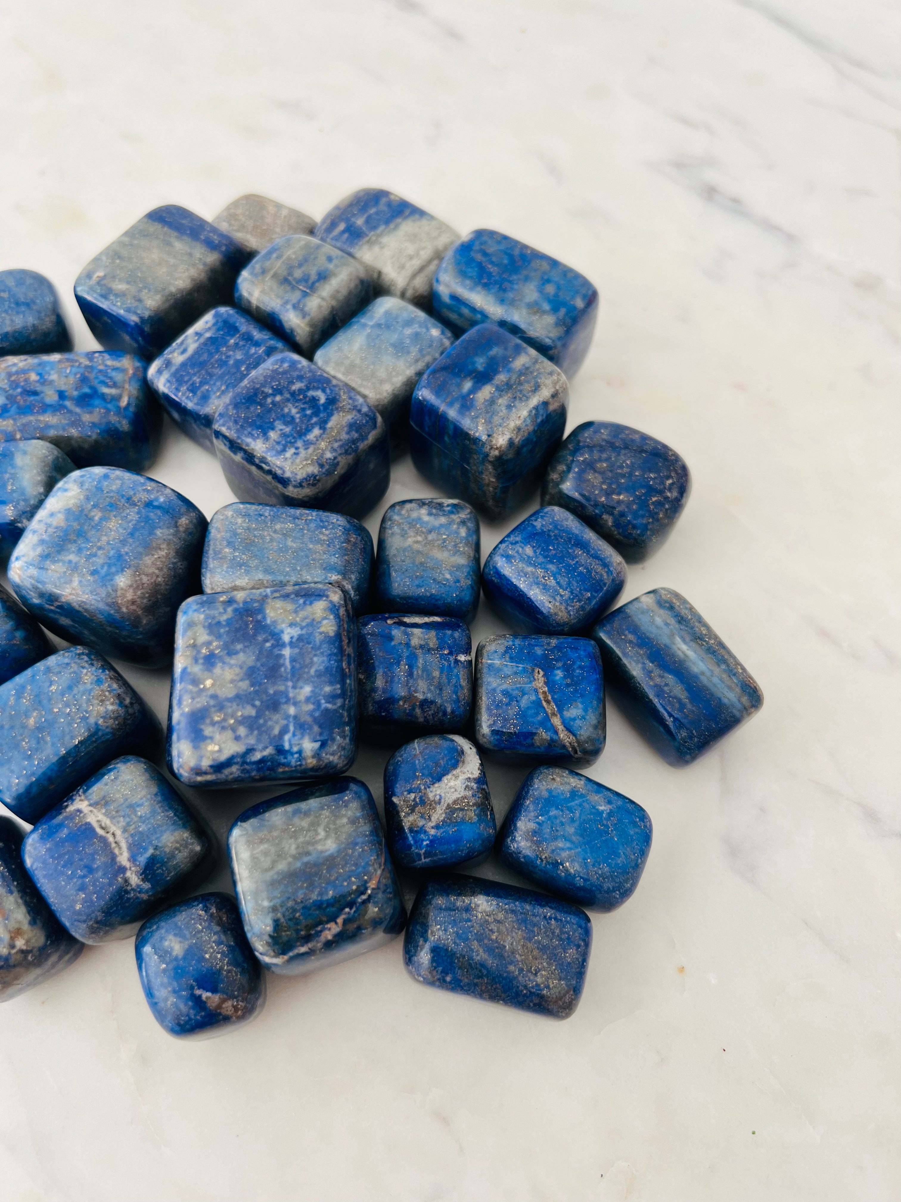 Lapis Lazuli Tumble - The Rock Crystal Shop