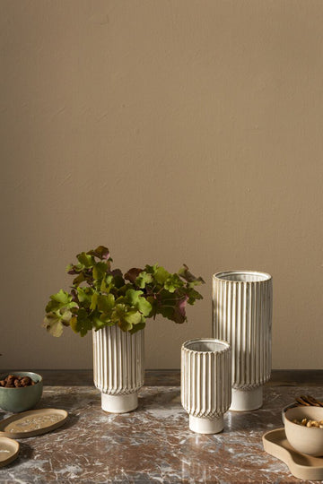 Avalor Planter - Mediterranean Decor - Ivory Beige