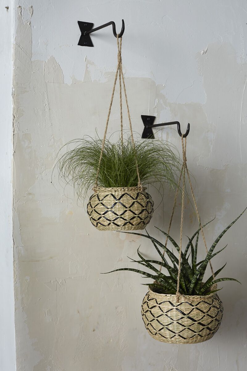 Woven Planter - Wicker Hanging Planter