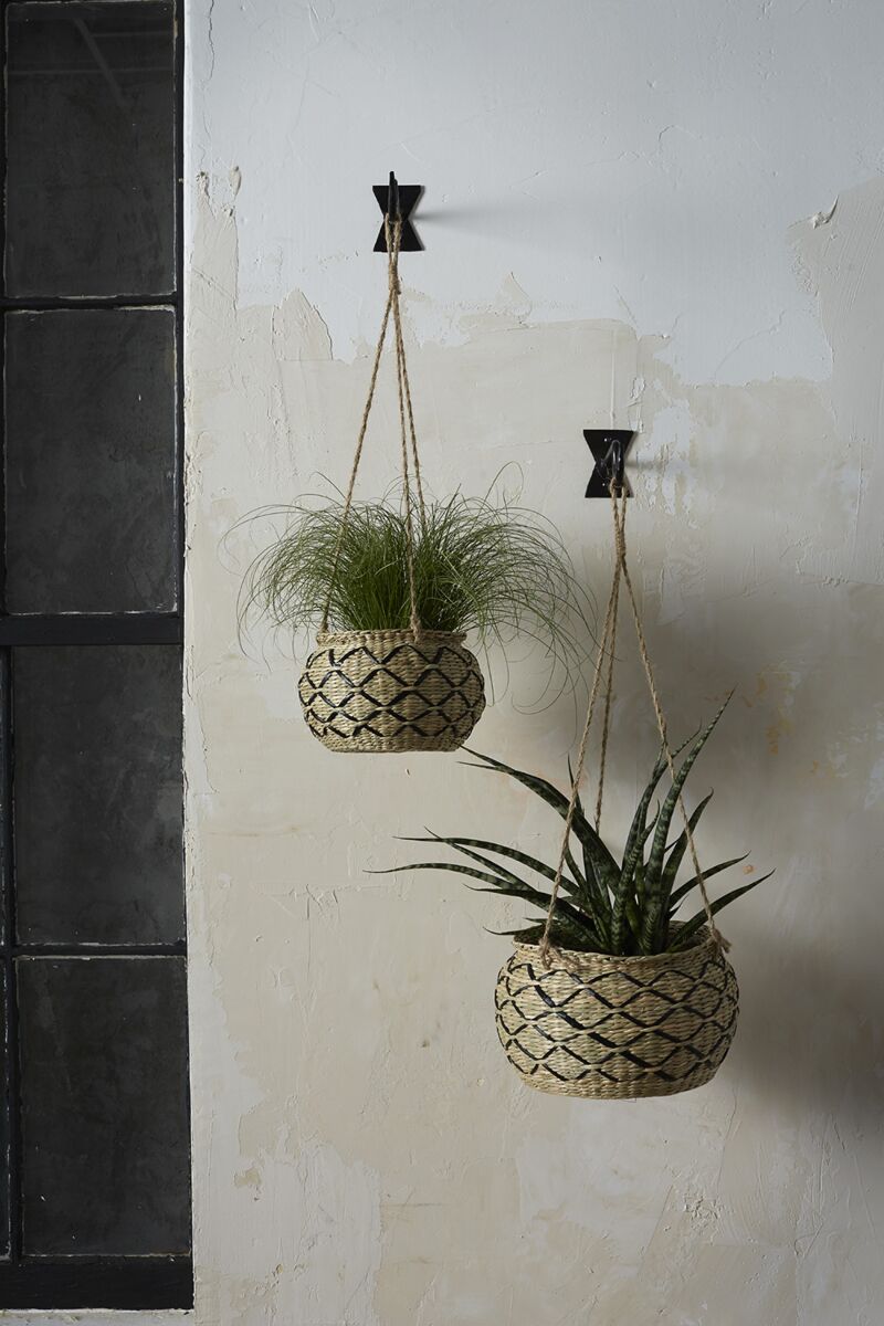 Woven Planter - Wicker Hanging Planter